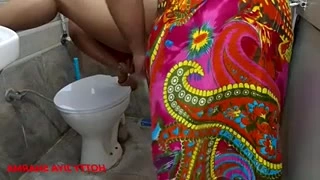 Hindu boudi in the shower