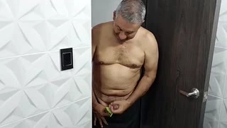 Naked fucks with daddy in the shower