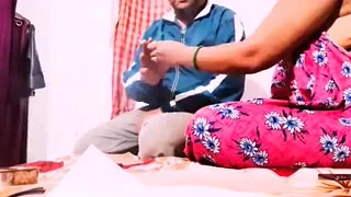 Happy gets delighting on a massage