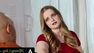 Mamma fucked from the back at dinner