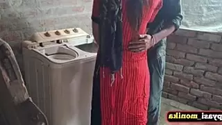 Wife xxx in laundry