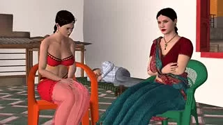 Beautiful widowed mother fucking with devar