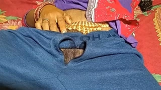 Aunty licks at night
