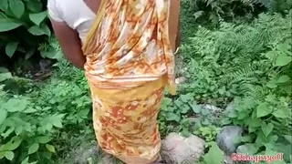 Indian mallu woman on the nature