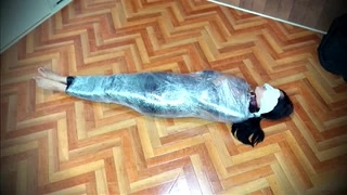 Mummy in bondage fucking with agent