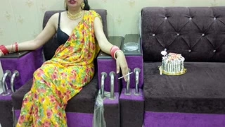 Beautiful celebrity at the birthday