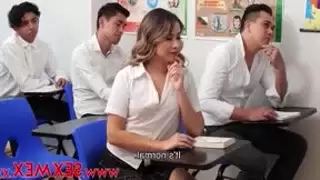 Sexual has sex with friend in the classroom