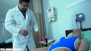 Dominating with strap-on fucking with doctor