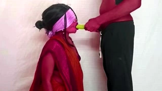 Marathwada with blindfold drooling