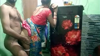Naughty bhabi in the kitchen