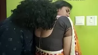 Romantic in saree fucking in couple