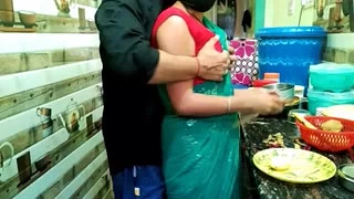 Jethani fucks with step brother in the kitchen