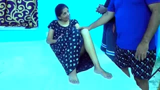 Sex addicted with boobs fucks with husband