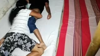 Wild fucking with husband in the morning
