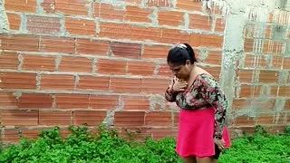 Good next door girl savoring