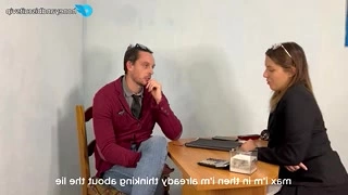 Honey fucking with boss at dinner