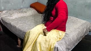 Cute girl-friend on the bed