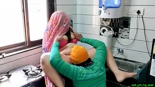 Chubby fucking with husband in the kitchen