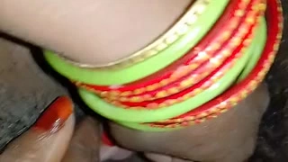 Honey bahu in the bedroom
