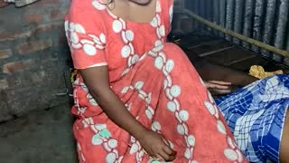 Indian bahu in the village