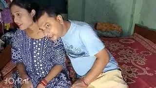 Sex addicted slut licking the cock