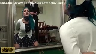 Wild pornstar does deep throating