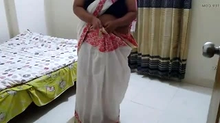 Tamil aunt at home