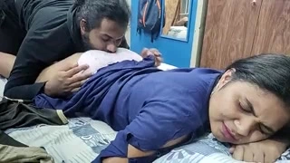 Seduced madam has sex in couple