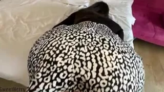 Sexual in skirt has sex with husband