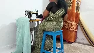 Clothed mother has sex