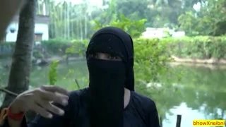 Bangladeshi in hijab fucking with husband