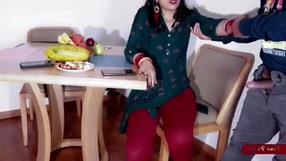 Romantic boudi gets creampie