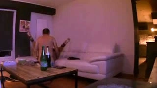 French in tight lingerie experiences orgasm