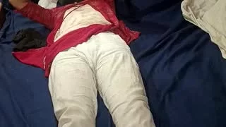 Seduced aunt fucking with step brother