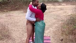 Bhabi cheating on her bf in the forest