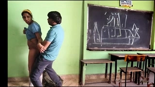 18 yo co-ed girl in the classroom