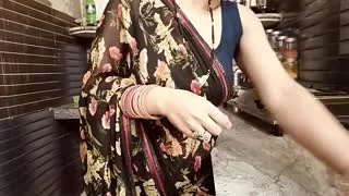 Romantic fucking with brother-in-law in the kitchen