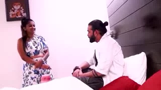 Newcomer waitress has sex with client