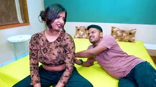Romantic girlfriend in the room